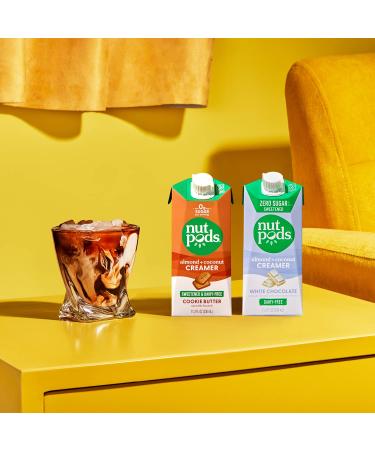 nutpods Cookie Butter Keto Coffee Creamer - 3-Pack, Sugar Free, 5 Calories - Gluten Free, Non-GMO, Vegan - 11.2 Fl Oz - Buy Online on GoSupps.com