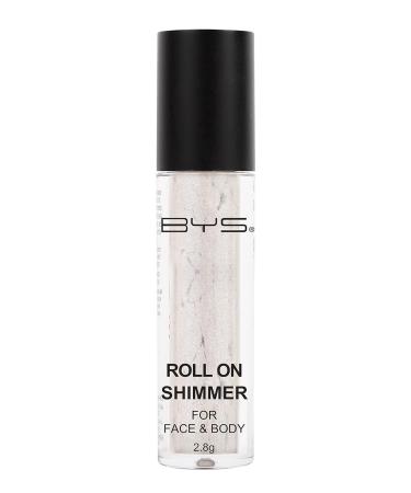 BYS Face and Body Roll On Glitter Shimmer - Snow White | Buy Internationally - Best Shine for All Occasions - Buy Online on GoSupps.com