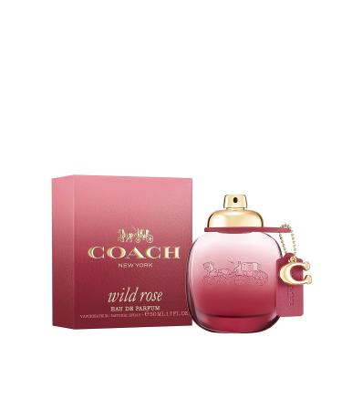 Coach Wild Rose Eau de Parfum - Long Lasting Fragrance with notes of Redcurrant Wild Rose & Ambroxan - Floral & Gourmand 1.7 Fl Oz (Pack of 1) - Buy Online on GoSupps.com