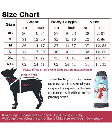 ABRRO Christmas Dog Sweater - Warm Holiday Pet Sweaters for Small & Medium Dogs (XS Snowman-B) | Perfect Gift for Your Puppy - Buy Online on GoSupps.com