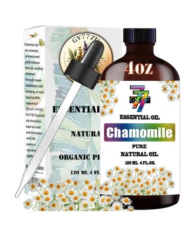 Chamomile Essential Oil (4 oz/120 ml) - Chamomile Oils Used in diffusers humidifiers Home Baths Cleaning Products Yoga DIY Soaps and DIY Scented Candles