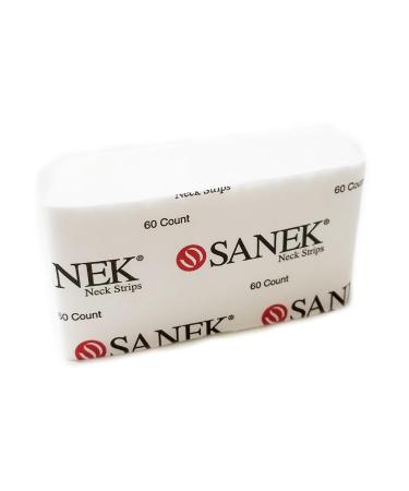 Sanek Neck Strips - Pack of 60 Strips for Hair Salon and Barber Use - Buy Online on GoSupps.com