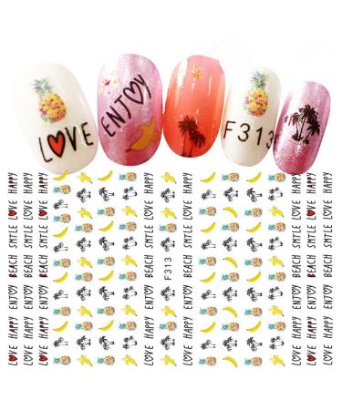 Nail Decoration 3D Fruits DIY Self-Adhesive Nail Art Nail Stickers Nail Art Decals Supplies(08) Style08