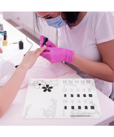 Beaupretty Nail Silicone Mat Nail Practice Pad Acrylic Nail Training Mat Nail Practice Template Manicure Practice Mat - Buy Online on GoSupps.com