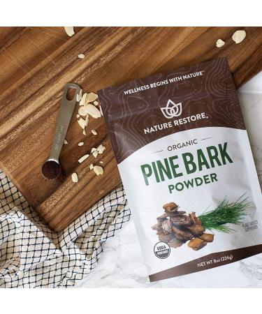 Organic Pine Bark Extract Powder 8oz (226g) | 95% Proanthocyanidins | USDA Certified, Vegan, Gluten-Free, Non-GMO - Buy Online on GoSupps.com