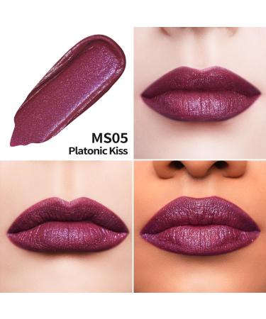 OULAC Matte Liquid Lipstick Long Lasting Lipstick Matte Finish Intense Color Lip Tint Infused with Vitamin E No Transfer Vegan 4.5ml (MS05) - Buy Online on GoSupps.com