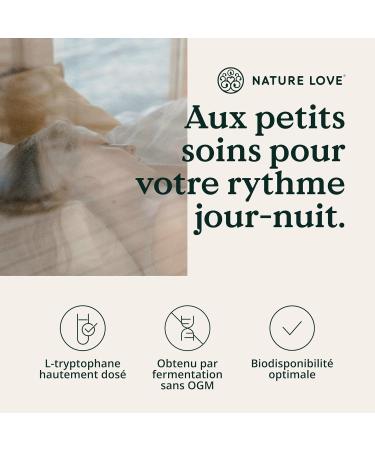 NATURE LOVE L-tryptophan - 240 capsules - highly dosed with 500mg per capsule - vegan laboratory-controlled and produced in Germany - without unnecessary additives - Buy Online on GoSupps.com