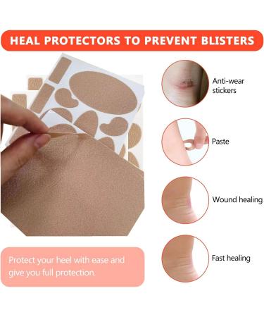 15Sheet Moleskin Tape Flannel Adhesive Pads for Heel Protection | Pre-Cut, Easy to Apply | Cenipar - Buy Online on GoSupps.com