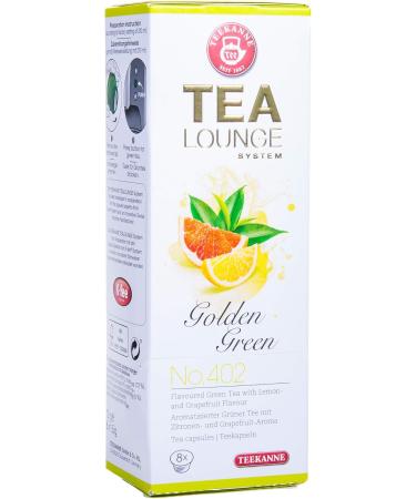  Tealounge Tealounge 402 Teapot with 3 x 8 capsules Gold Green - Buy Online on GoSupps.com
