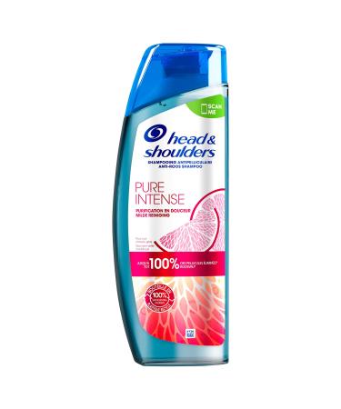 Head & Shoulders Pure Intense Gentle Purification Anti-Dandruff Shampoo - Grapefruit - Up to 100% Dandruff Eliminated - 400ml