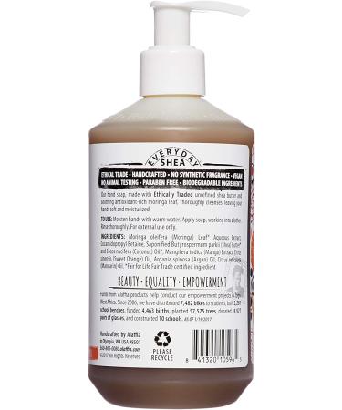 Buy Alaffia Everyday Shea Mandarin Mango Hand Soap 12 fl oz - Nourishing & Natural - Buy Online on GoSupps.com
