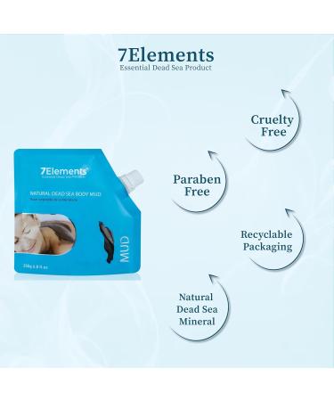 Shop Dead Sea Mud Mask for Body - Spa Quality Acne & Blackhead Remedy - All Natural Anti-Aging Skincare - 8.8fl oz Cleansing Clay Mask - Buy Online on GoSupps.com