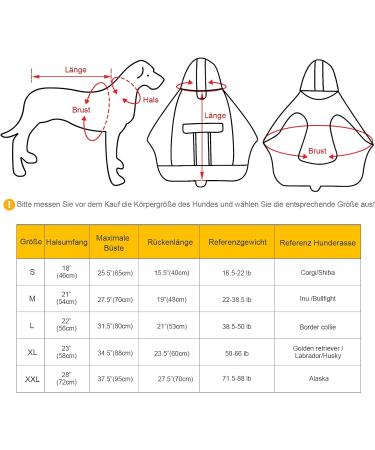 Buy Ownpets Waterproof Dog Rain Jacket with Hood | Adjustable Reflective Straps | Yellow & Gray (S) - Perfect for All Weather - Buy Online on GoSupps.com
