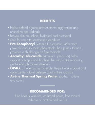 Eau Thermale Av ne A-Oxitive Sos Antioxidant Sheet Mask with Vitamin C & E - Hyaluronic Acid - Free Radical Protection - Buy Online on GoSupps.com