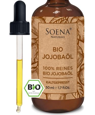 100% Organic Cold Pressed Jojoba Oil | Pure & Natural Facial & Body Oil | Anti-Aging Moisture Care for Hair Skin & Nails | 100ml Vegan Eco-Friendly - Buy Online on GoSupps.com