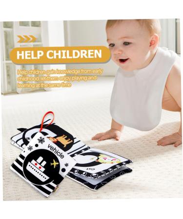 Upkoch 4-Piece Crinkle Books for Babies - Colorful Fabric Toys for Newborns | Perfect Birthday Gift | 12.5x11.5 cm - Buy Online on GoSupps.com