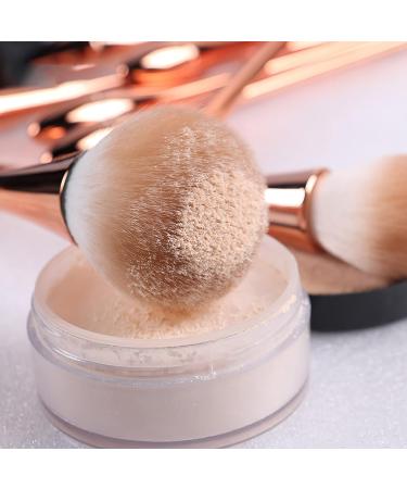 Premium Large Powder Brush - Versatile Makeup Brush for Blush & Bronzer | Ideal for Loose & Pressed Powder Plush Fibers for Flawless Application - Buy Online on GoSupps.com