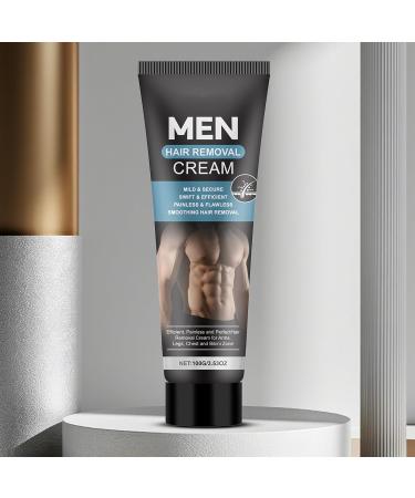  Generisch Hair removal cream for men 100 ml shaving product | Hair removal cream for arms for friends fathers bodybuilders swimmers busy professionals chest back etc. - Buy Online on GoSupps.com