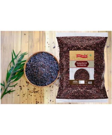 Okhli Musal Brand Kiln Fired Kala Noon Exotic Mineral Rich Black Salt Fresh Himalayan Black Salt | Black Salt Grinder Perfect for Chaats Chutneys Salads Fruits Grilled Chicken-400GM*1Pack - Buy Online on GoSupps.com