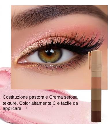 Gradient eye pencils with a shimmering effect Cream concealer for eyes long-lasting waterproof cosmetics for school travel holidays parties and outdoor scenes - Buy Online on GoSupps.com