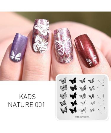 KADS Cute Animal Series Nail Art Stamp Plate | DIY Nail Stamping Template Tool T4 - Buy Online on GoSupps.com