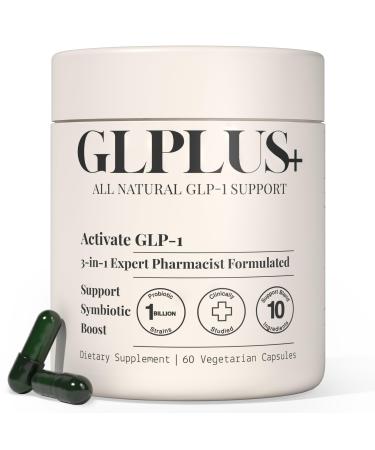GLP-1 Supplement for Women and Men | Hunger & Metabolism Support - Pharmacist Formulated Support | 10-in-1 Probiotic and Prebiotic (60 Capsules)