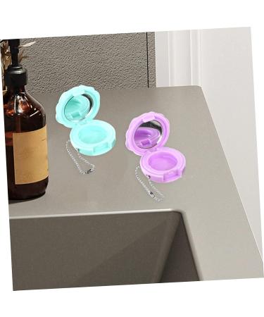 Beavorty Empty Eyeshadow Case 4pcs Round Eye Shadow Box Lipstick Plate Plastic Pack Empty Eyeshadow Case - Buy Online on GoSupps.com