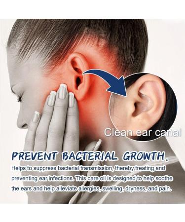 Ear Ringing Relief Drops 10ml - Treat Deafness, Tinnitus, Itching, and Earache - Natural Health Oil for Hearing Care - Buy Online on GoSupps.com