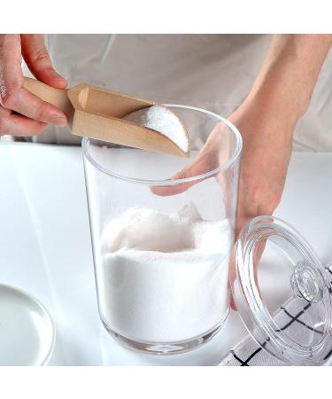 DOSTATNI 1000ML/33OZ Glass Bath Salt jar With Scoop Bath Salt Containers with Lids and Scoop Bath Salt Big Jar for Salt Candy Tea - Buy Online on GoSupps.com