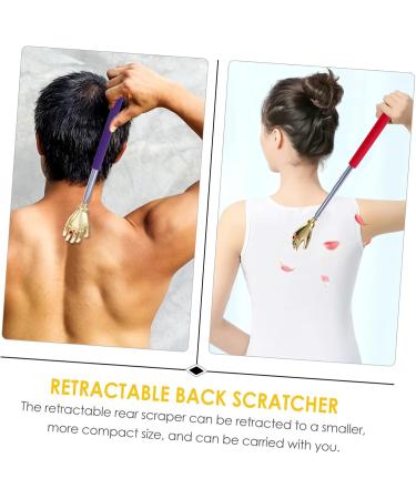 Fomiyes 8-Piece Scratch Head Massager & Neck Massage Tool | Retractable Handle for Ultimate Back Relief - Buy Online on GoSupps.com