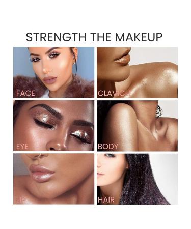 Airy Highlight Powder Stick - White Sparkle for Hair, Face, Eyes & Body - Buy Online on GoSupps.com