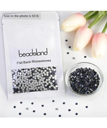 Beadsland 1440 Flat Back Rhinestones - Montana SS16 Nail Crystals (3.8-4.0mm) for Stunning Nail Art - Buy Online on GoSupps.com