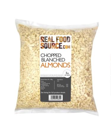 RealFoodSource Chopped Blanched Almonds 1kg