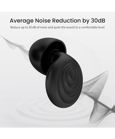 High Fidelity Ear Plugs for Sleeping & Noise Reduction | Reusable Soft-Touch Earplugs - Perfect for Concerts Travel & Focus - 8 Eartips Included - Buy Online on GoSupps.com