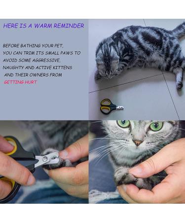 Adjustable Cat Bathing Bag Set with Nail Clippers - Anti-Bite & Scratch Mesh Grooming Restraint Bag - Green - Buy Online on GoSupps.com