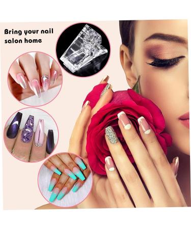 minkissy 1 Set Nail Extension Set Crystal Nail Clipper Plastic Assorted Color 18.5X8.3X1.5CM - Buy Online on GoSupps.com