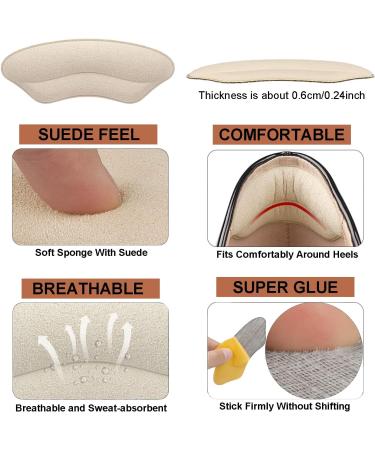 Shop Heel Pads & Inserts for Shoes | Comfort & Fit Solutions for Men & Women - 6 Pairs Beige & Black - Buy Online on GoSupps.com