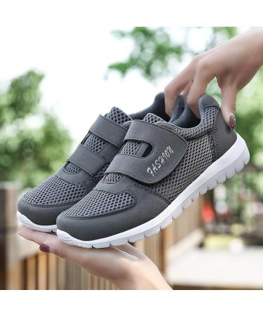 Neuropathy Shoes for Women - Adjustable Extra Wide Diabetic Footwear for Swollen Feet Breathable & Comfortable Relief in Size 8.5 Blue - Buy Online on GoSupps.com