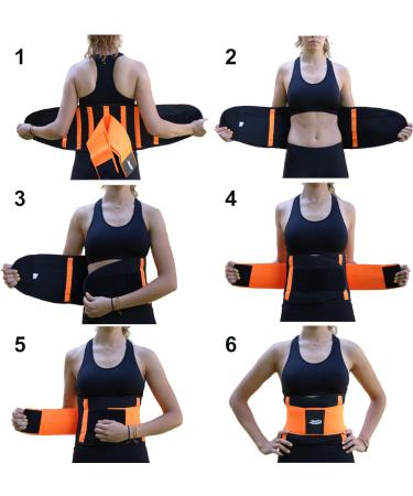 Buy Innoti Back Band for Men & Women | Lumbar Support Belt with Compression & Double Adjustment Straps - XL (97-110 cm) - Perfect for Sports & Work - Buy Online on GoSupps.com