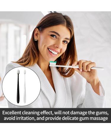 10-Piece Nano Toothbrush Set | Soft 20 000 Bristle Manual Toothbrush for Sensitive Gums - Ideal for Adults & Children - Buy Online on GoSupps.com