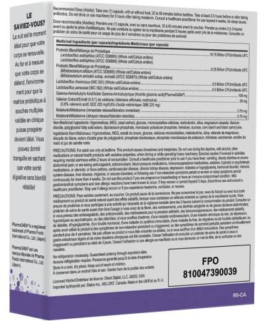 Peptiva 26 Billion CFU Probiotic and Sleep Support - Clinically Validated Multi-Strain Probiotic - Lactobacillus and Bifidobacterium Melatonin - 30 Count - Buy Online on GoSupps.com