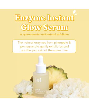 Joi Enzyme Instant Glow Serum - Pineapple & Pomegranate | Hydrating & Exfoliating | 1Oz - Buy Online on GoSupps.com