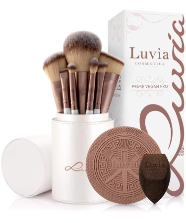 Shop Luvia Vegan Make-Up Brush Set & Contouring Palette Bundle - Perfect for All Skin Types - Buy Online on GoSupps.com