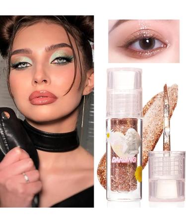 Maquillage cor en Star Diamond Streamer Fard paupi res liquide Bling Maquillage des yeux pigment Sparkling Korean Eye Glitter Facile appliquer Liquid Glitter Eyeshadow 5ML (K One Size) - Buy Online on GoSupps.com