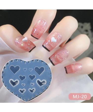 Mini Nail Acrylic Shapes Kit | 3D Flower Carving Templates | Silicone Nail Art Gemstones & Crystal Shapes for Acrylic Nails - Buy Online on GoSupps.com