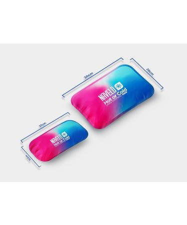 Navelo Cold Warm Compress Set | Large & Small Gel Packs | Reusable Hot & Cold Gel Pack for Cooling & Heating | Soft Touch Comfort - Buy Online on GoSupps.com