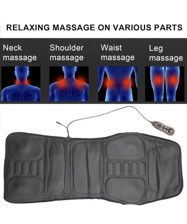 Electric Heated Massage Cushion - Vibration Massage Seat for Home Car & Office (EU) | International Shipping - Buy Online on GoSupps.com