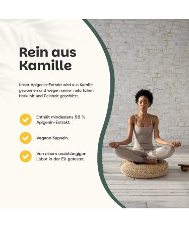 Cupplement Apigenin Extract Capsules 100 mg 60 Capsules Slaap Singlepack - Buy Online on GoSupps.com