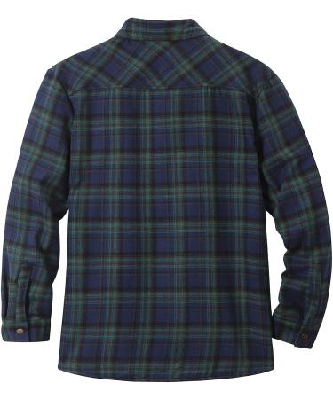 Burband Men's Sherpa Flannel Shirt - Green, XL - Buy Online on GoSupps.com