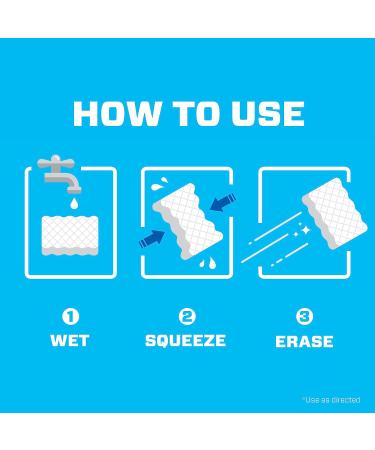 Magic Eraser Extra Durable Cleaning Pads with Durafoam - 7 Count | Powerful Stain Remover - Buy Online on GoSupps.com